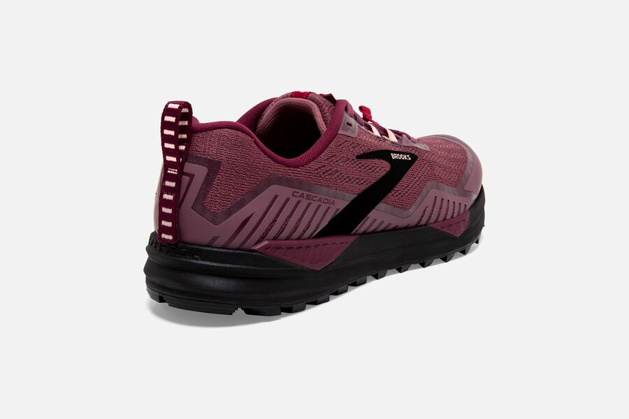 Brooks Cascadia 15 Trail Loopschoenen Dames - Bordeaux - 076518BKZ